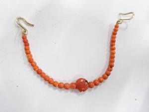 アンティーク　本珊瑚　羽織紐